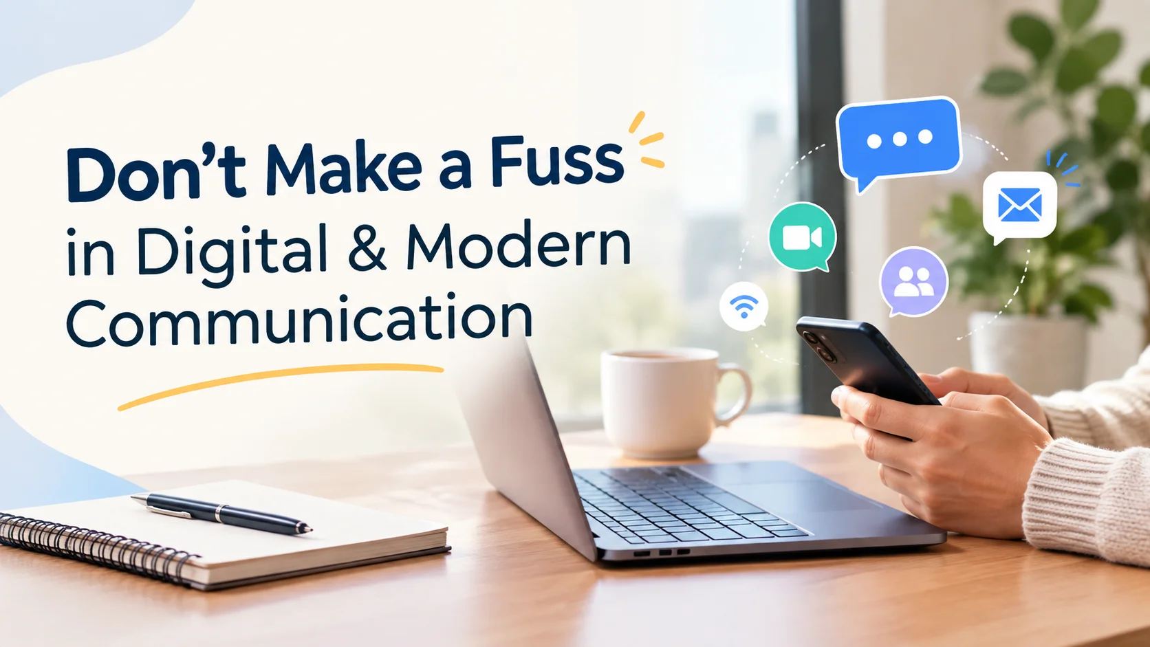 Don’t Make a Fuss in Digital  Modern Communication