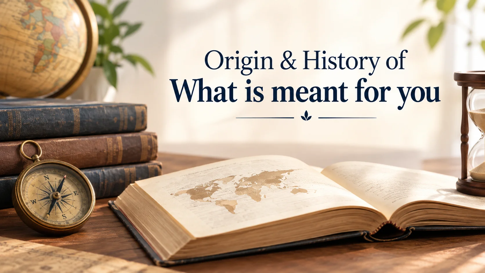 Origin  History of What is meant for you