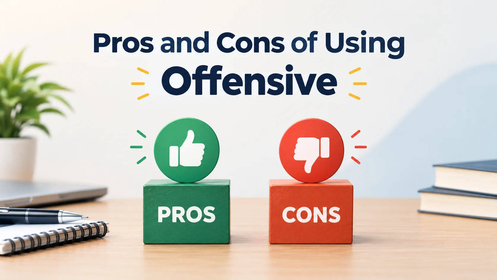 pros cons using offensive