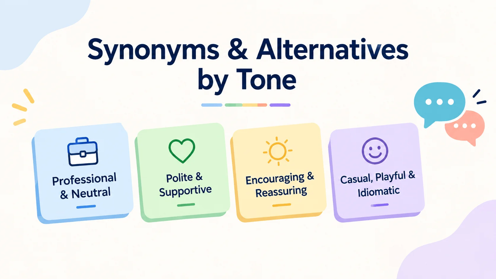 synonyms alternatives tone