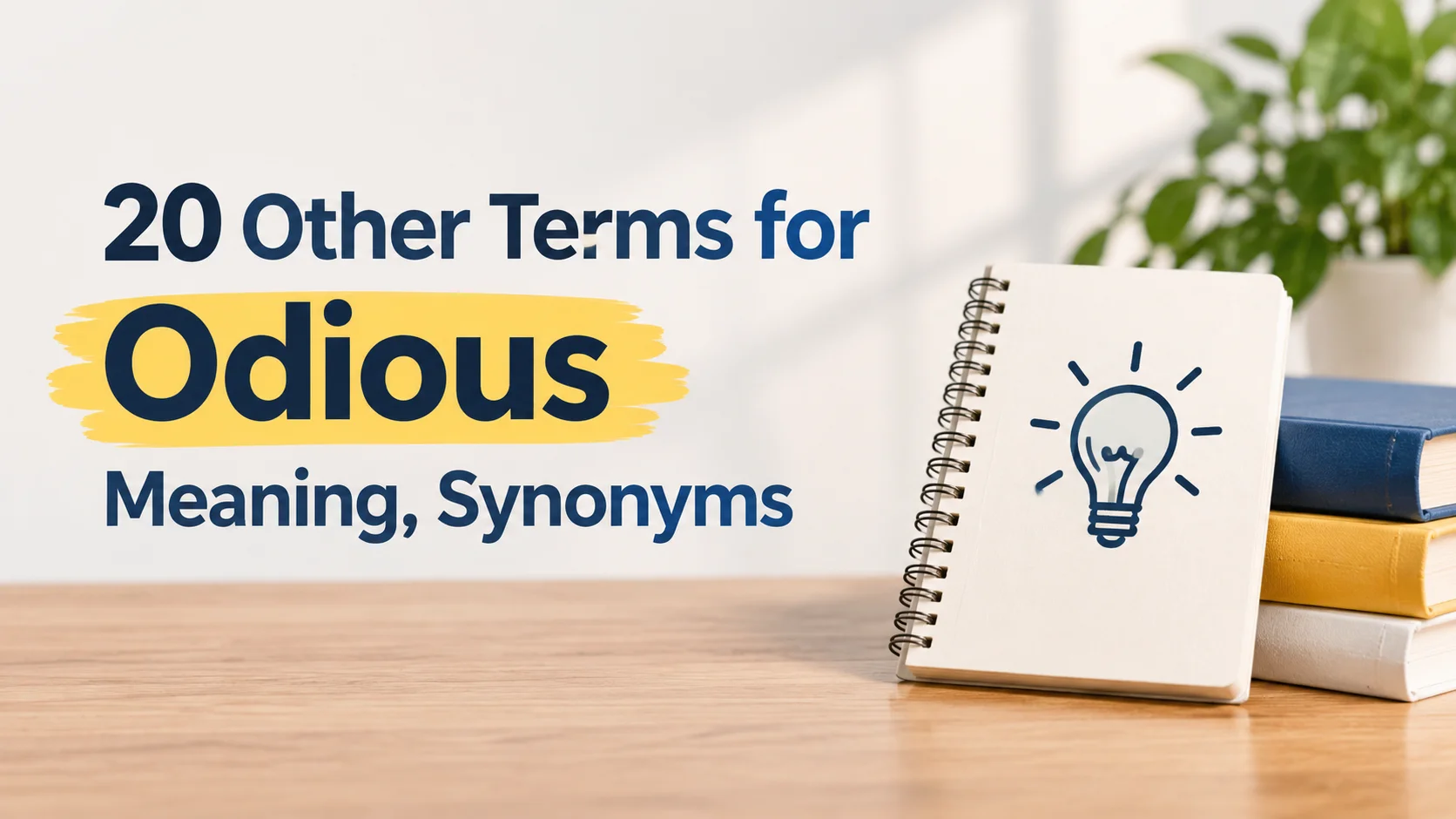 terms odious meaning synonyms