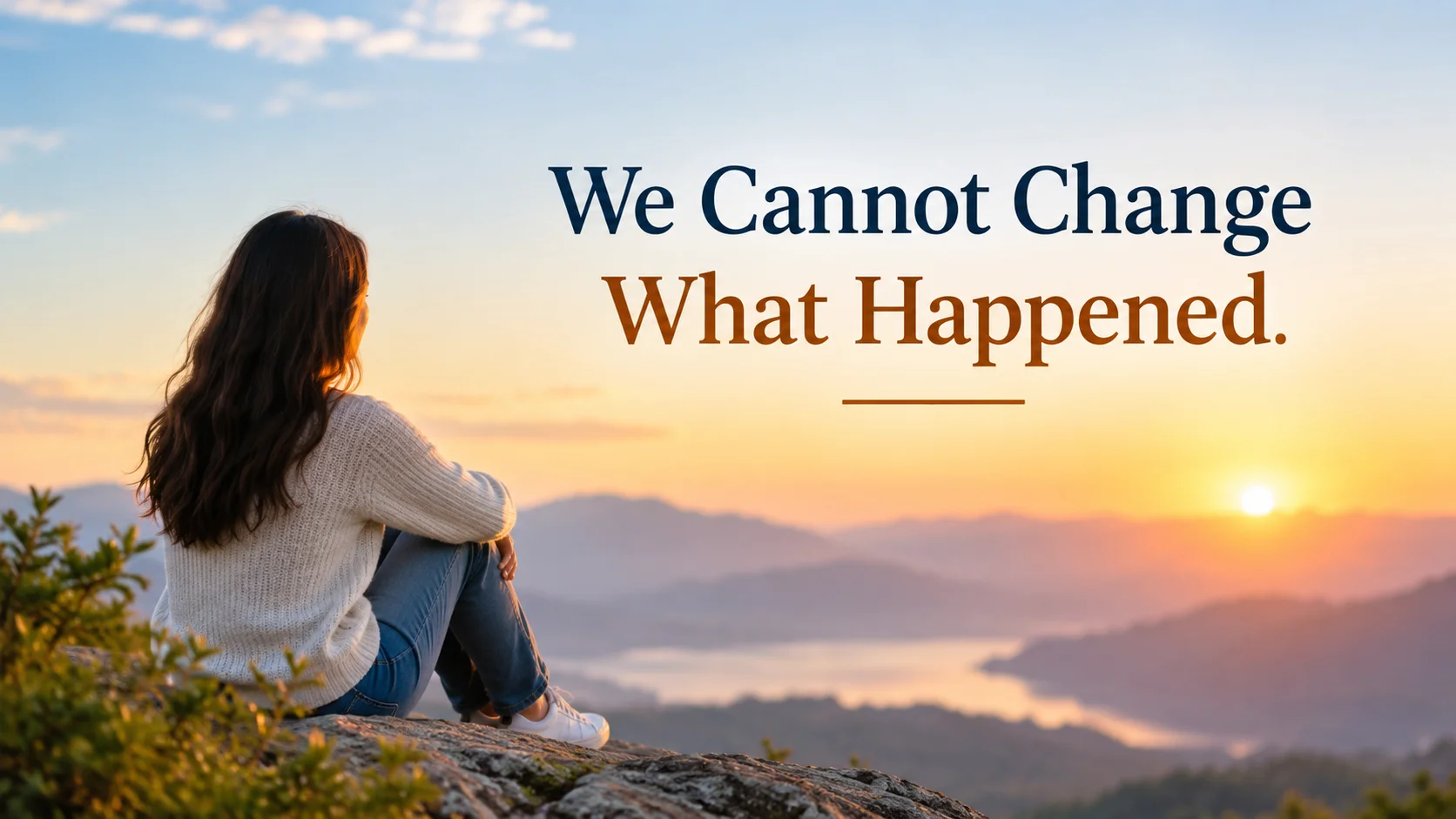 We Cannot Change What Happened.