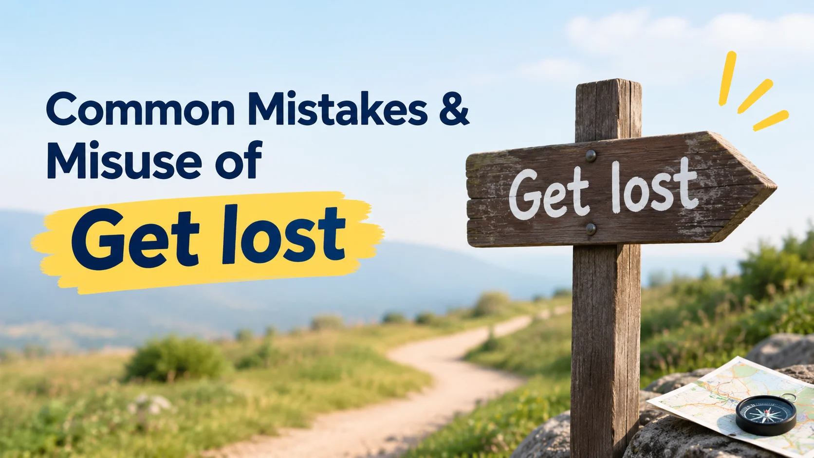 Common Mistakes Misuse of Get lost