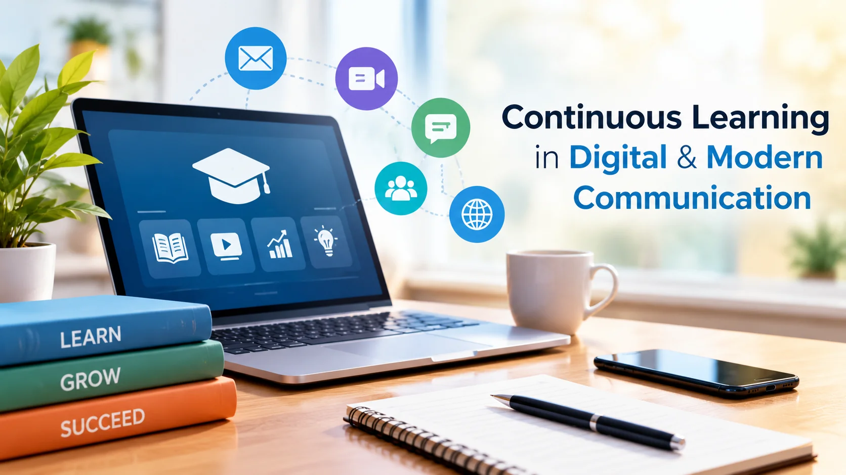 Continuous Learning in Digital  Modern Communication