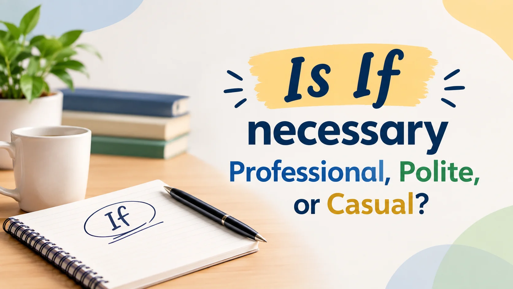 Is If necessary Professional, Polite, or Casual?