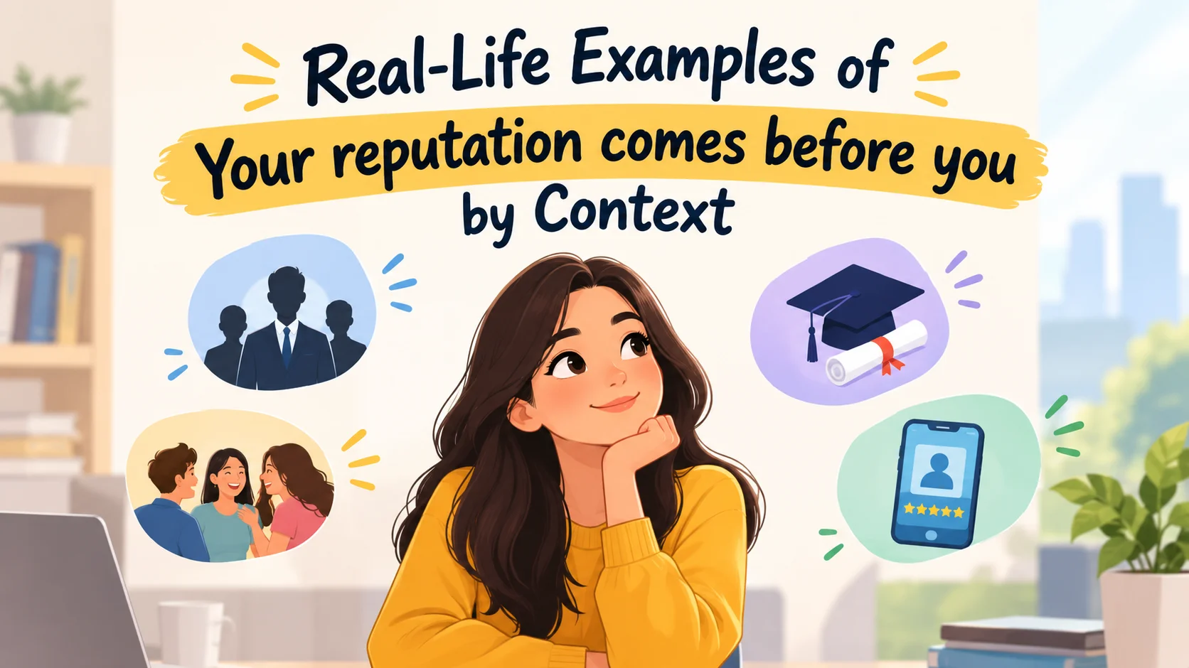 Real-Life Examples of Your reputation comes before you by Context