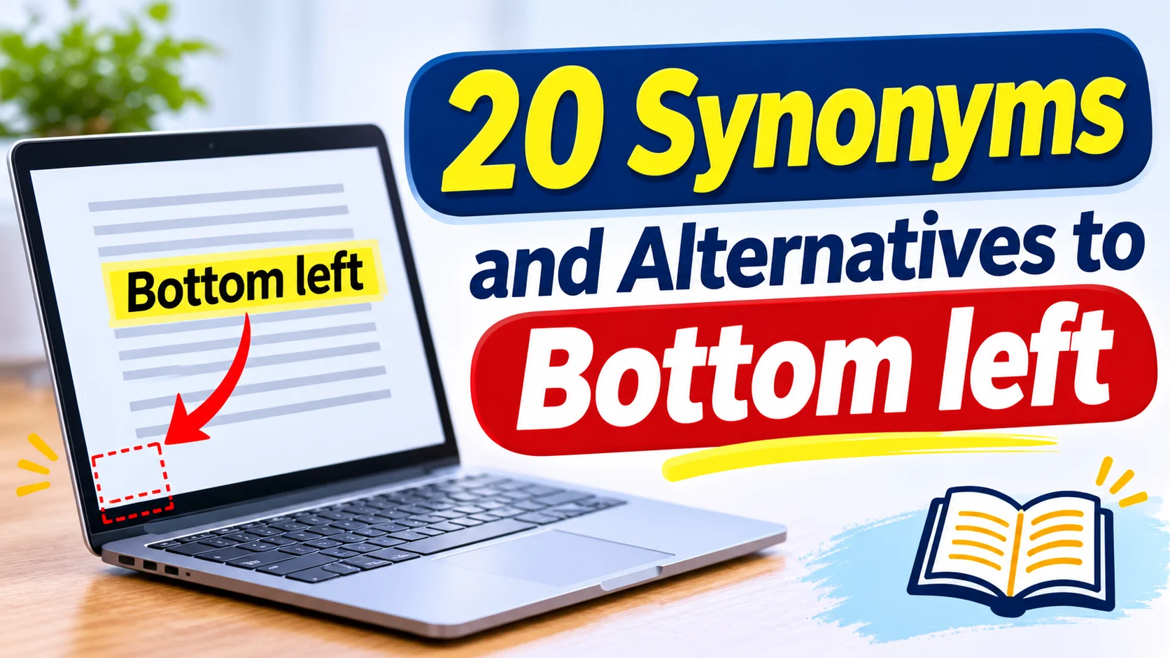 Synonyms for Left Bottom Meaning and Usage