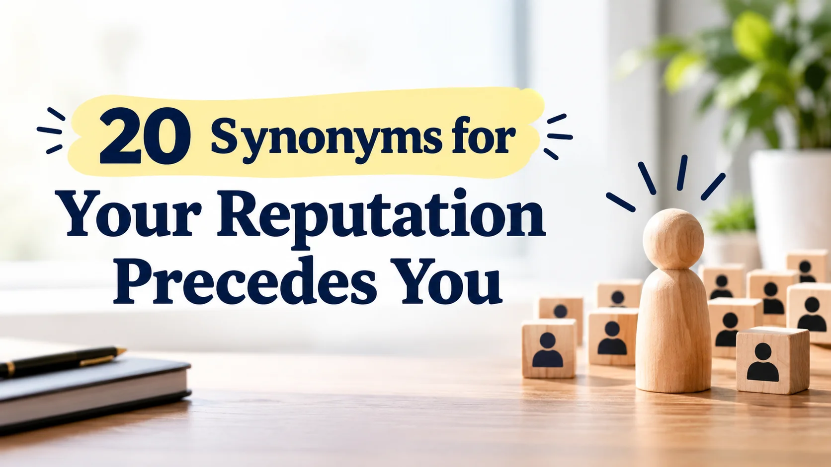 Synonyms for Your Reputation Precedes You