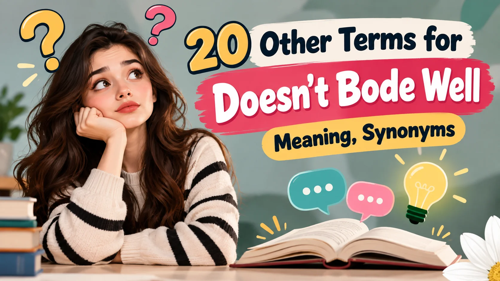 terms doesnt-bode well meaning synonyms