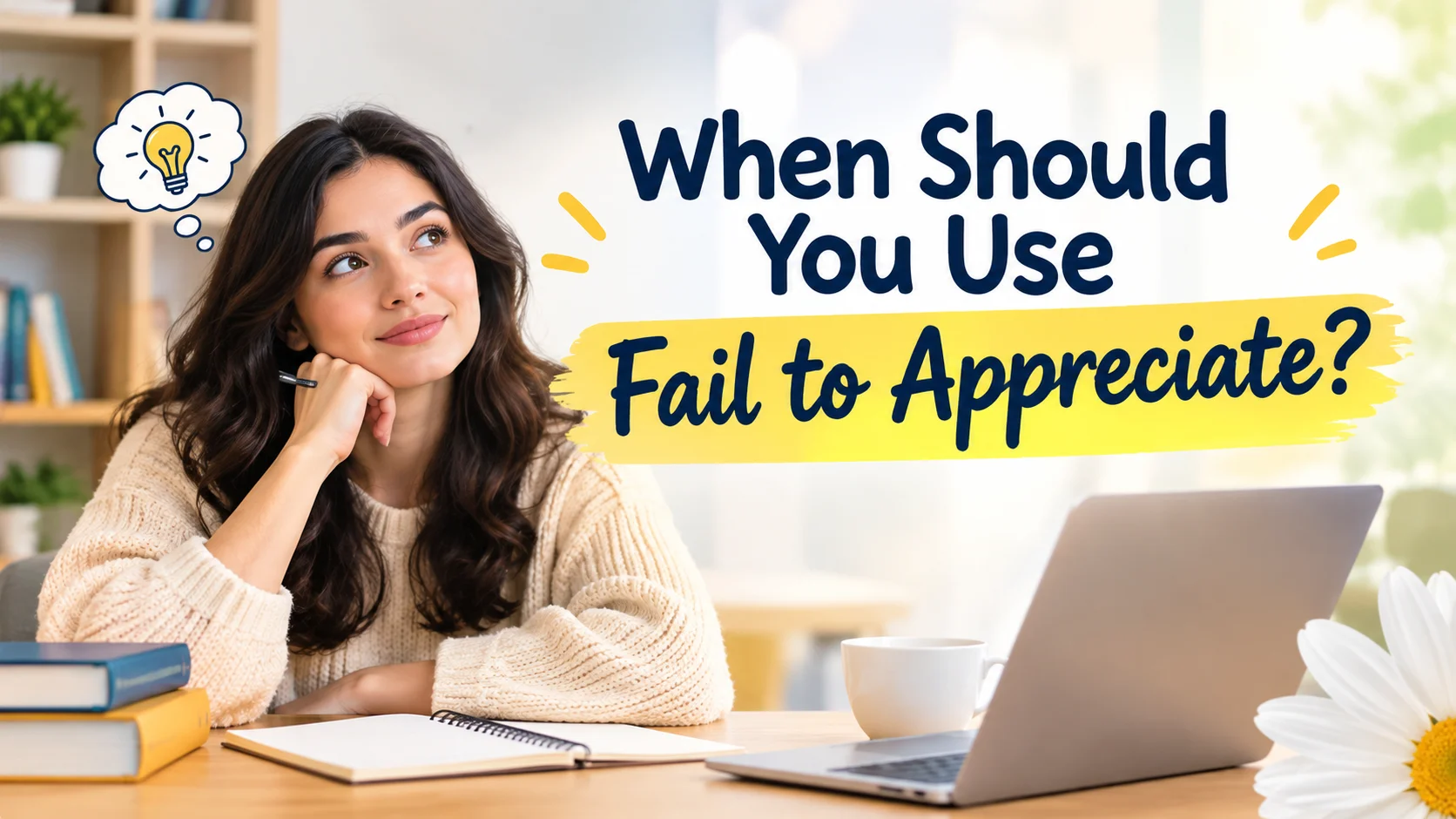 When Should You Use Fail to Appreciate?