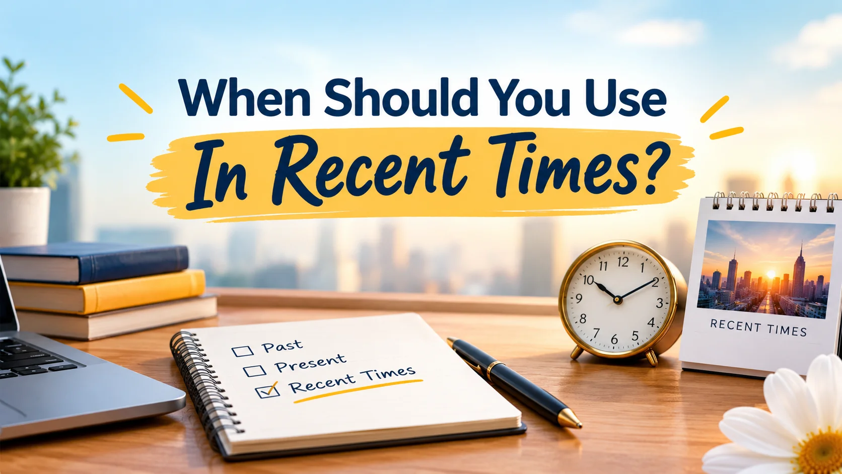 When Should You Use In Recent Times